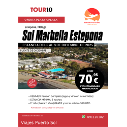 ¡Puente de Diciembre en Sol Marbella Estepona 4★
